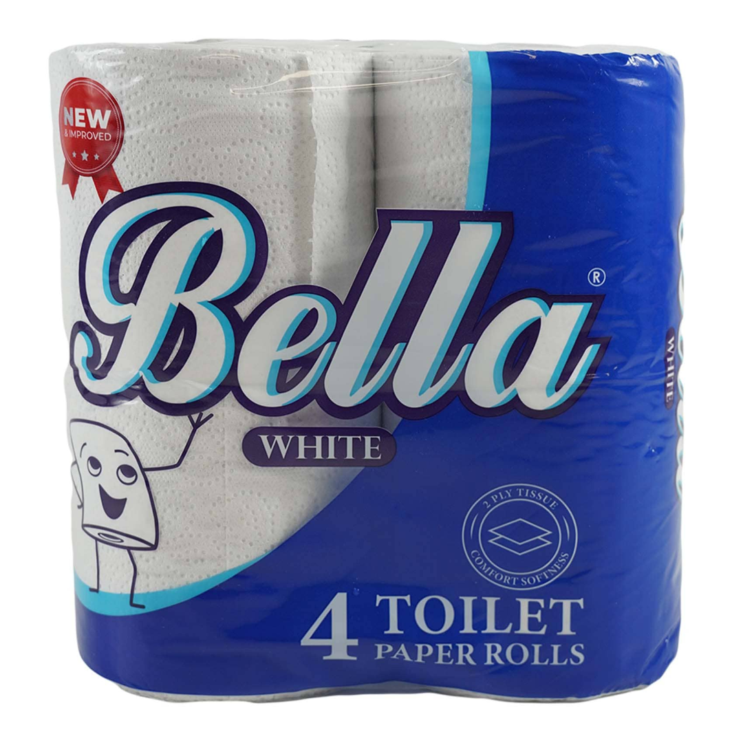 BELLA TOILET ROLLS FOUR PACK